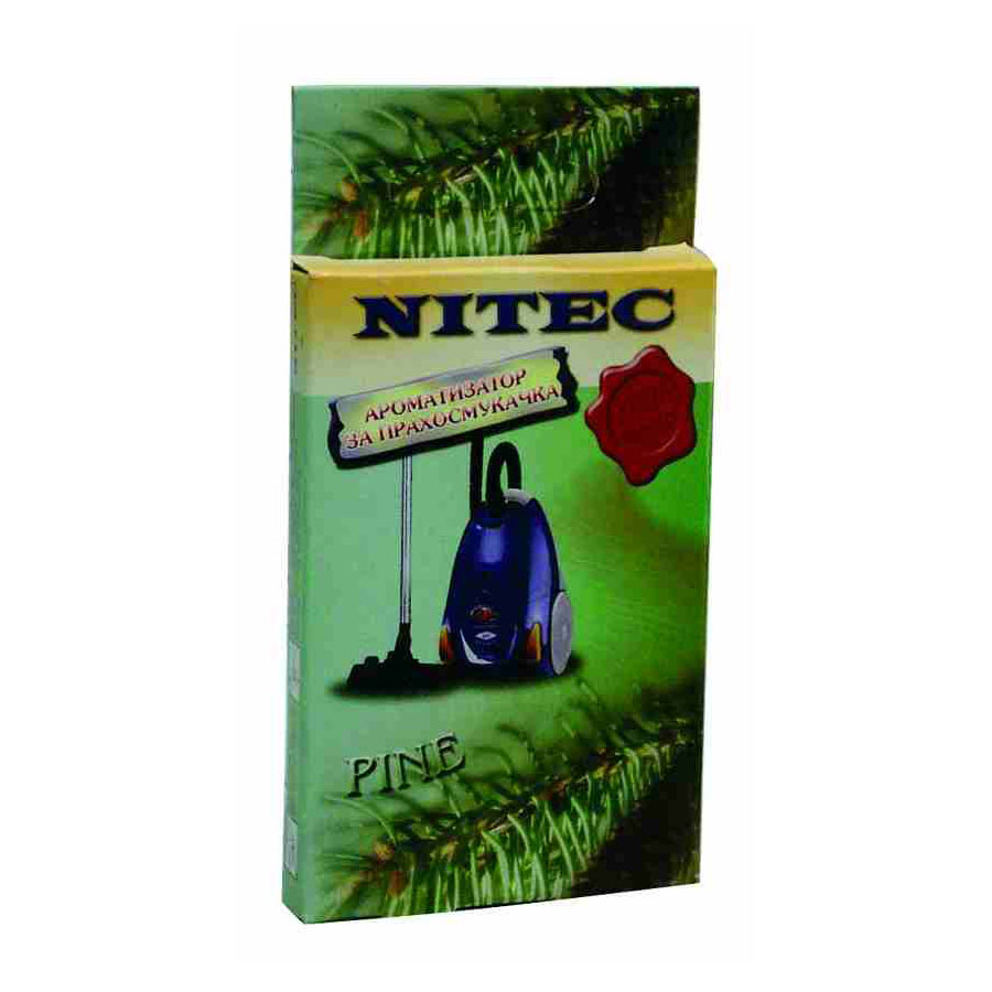 Торбичката детайлно Ароматизатори за прахосмукачки:  NITEC  - PINE