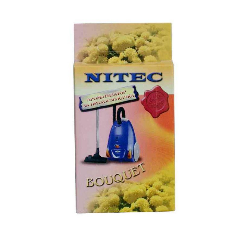 Торбичката детайлно Ароматизатори за прахосмукачки:  NITEC  - BOUQUET